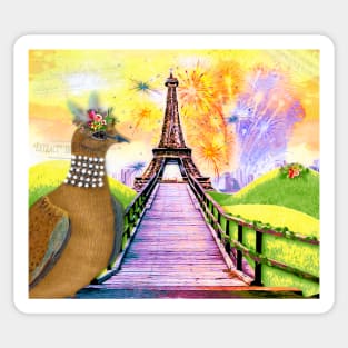 Eiffel Tower, Paris France Sticker